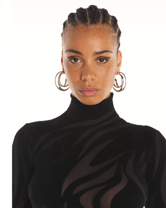 Swirl earrings