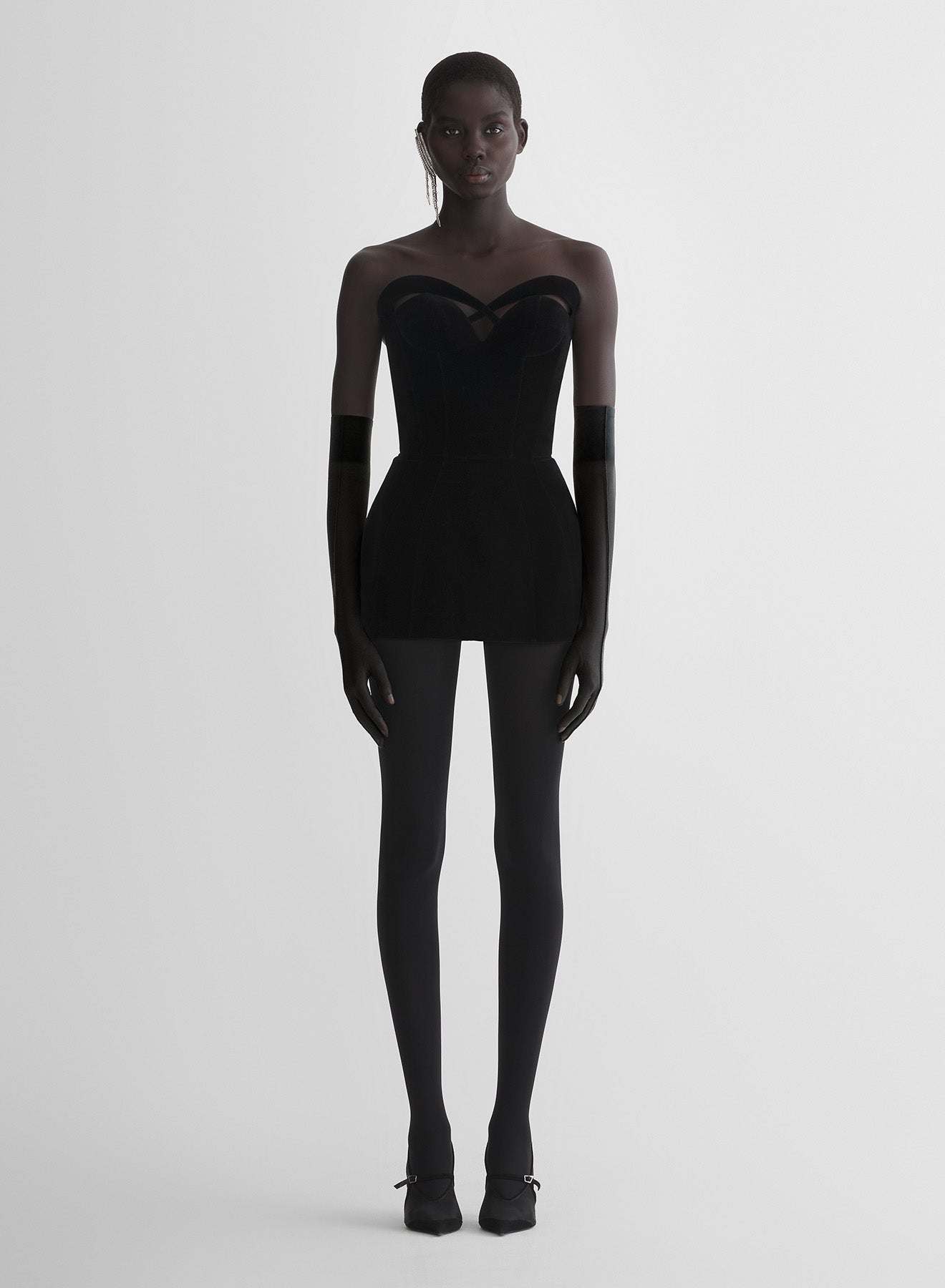 re/edit lingerie bustier dress