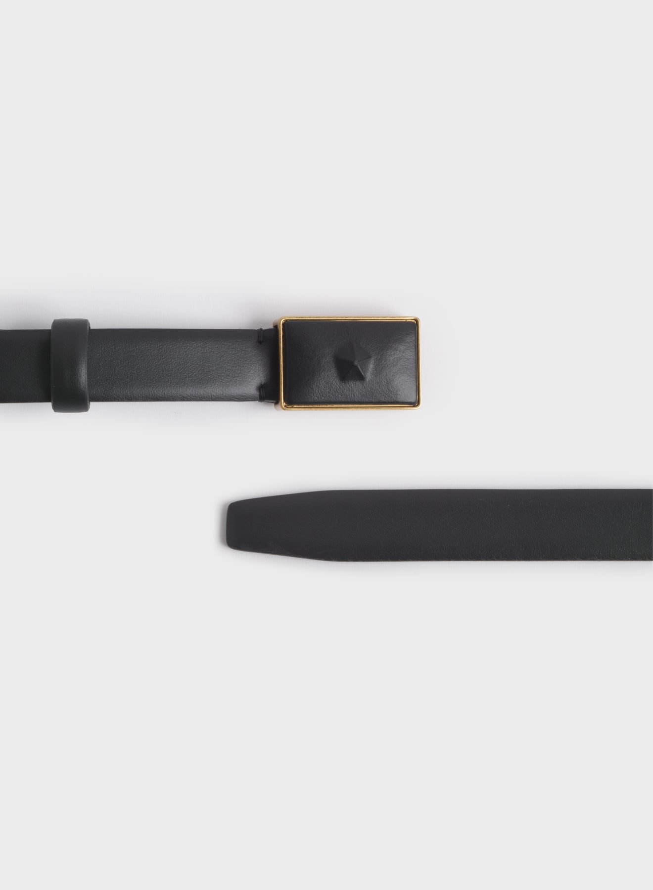 small gold star buckle belt