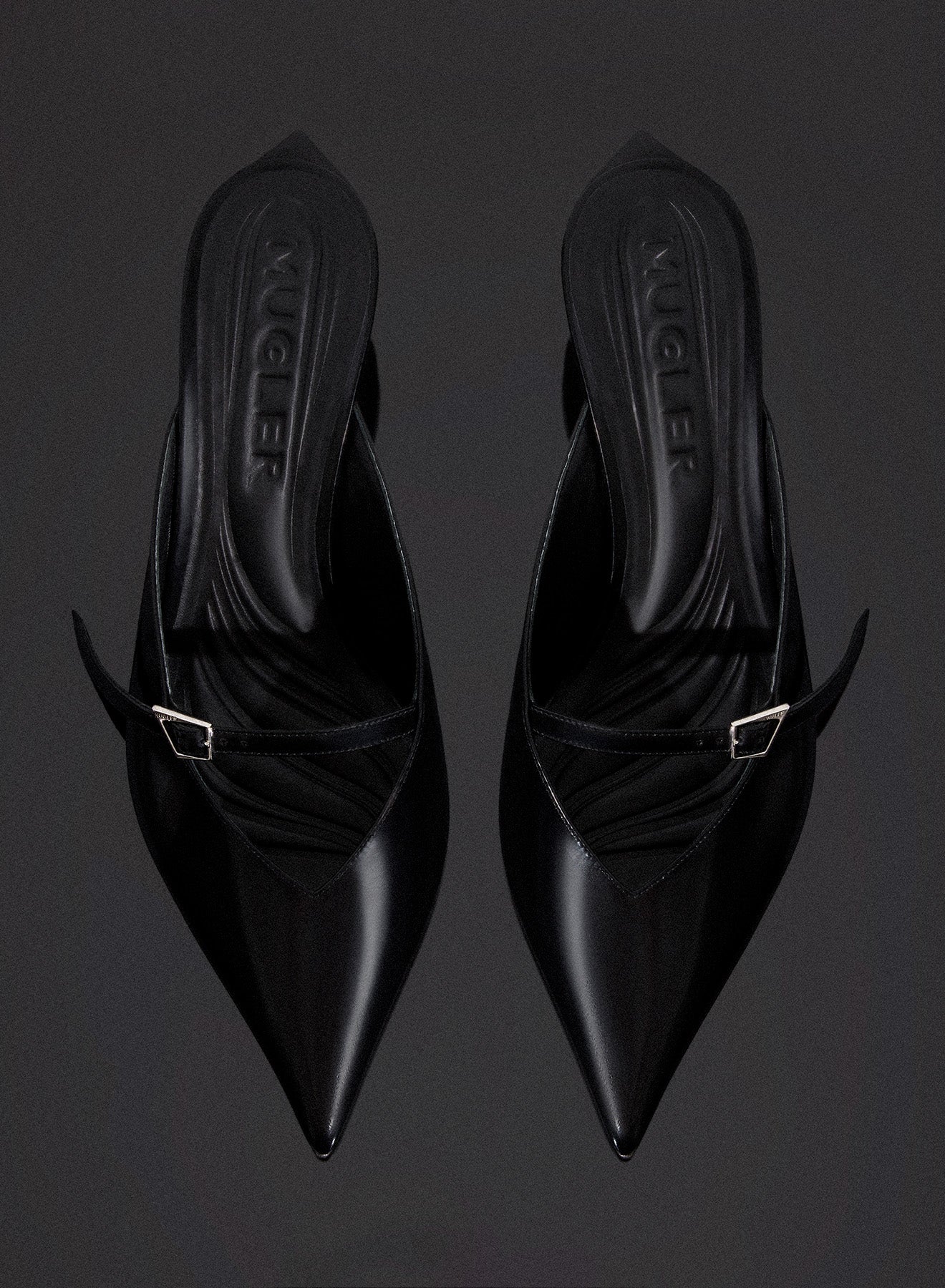 black Fang 55 mules with strap