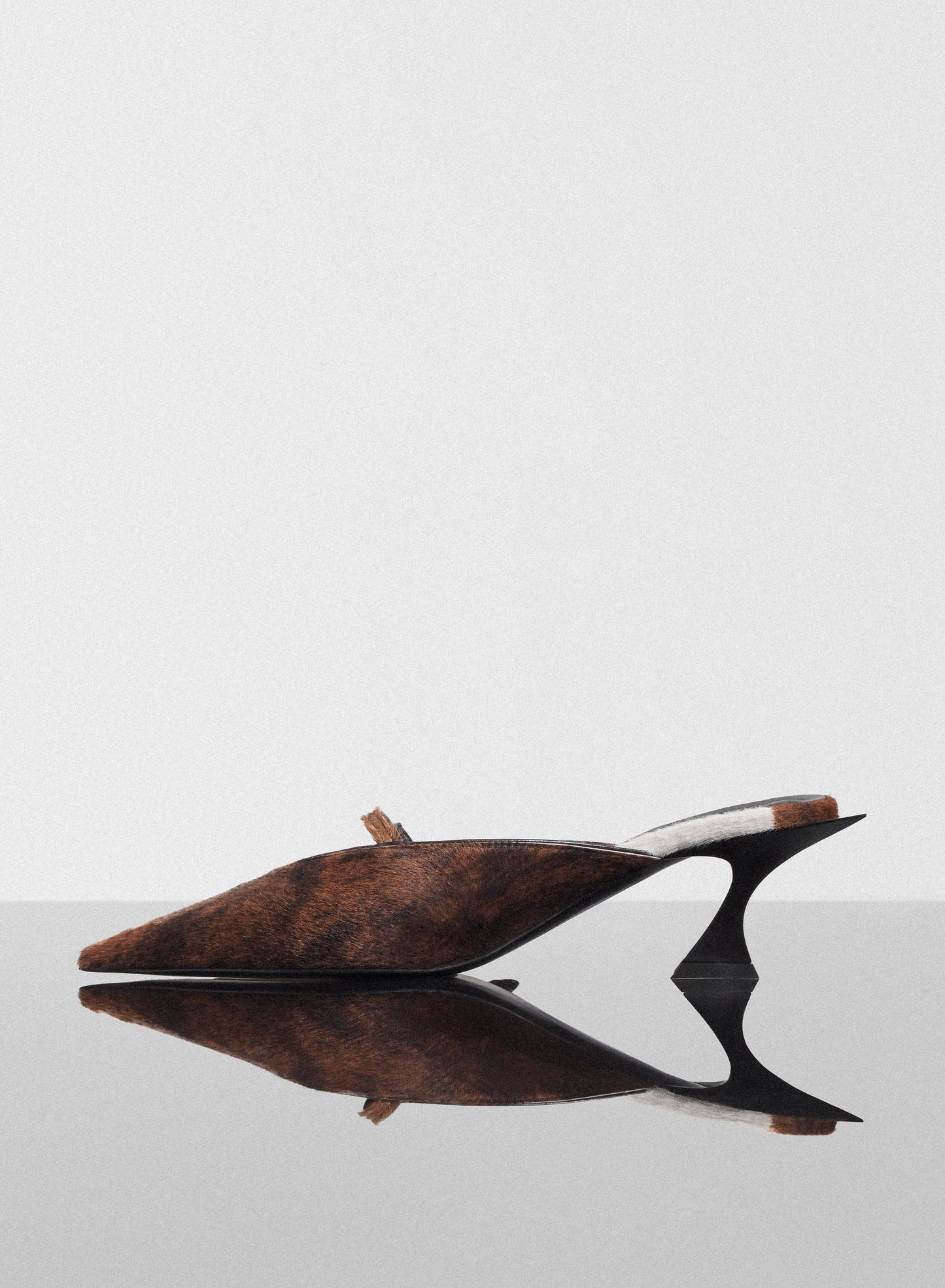 cowhide Fang 55 mules with strap