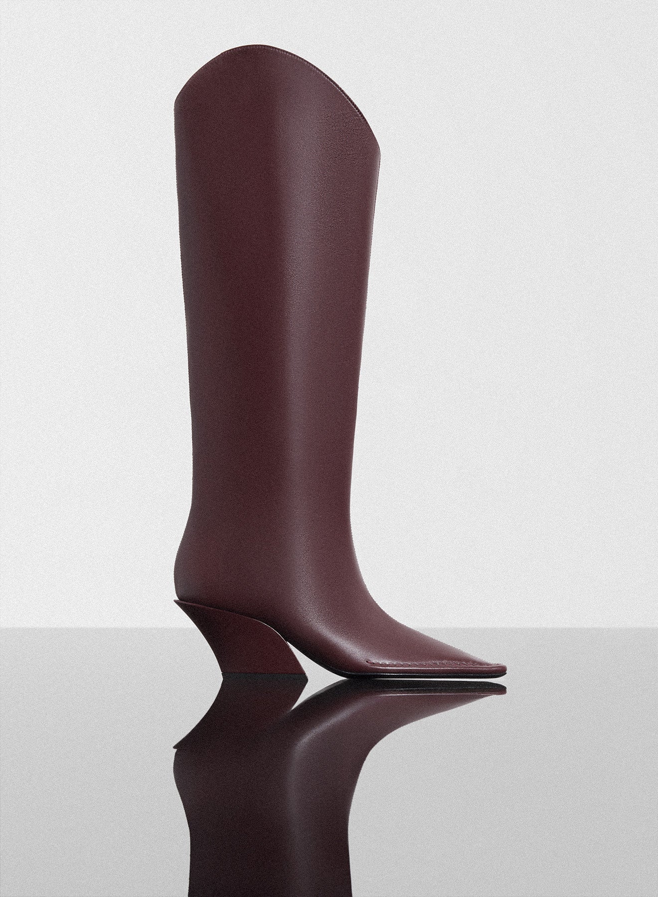 burgundy Santiag boots