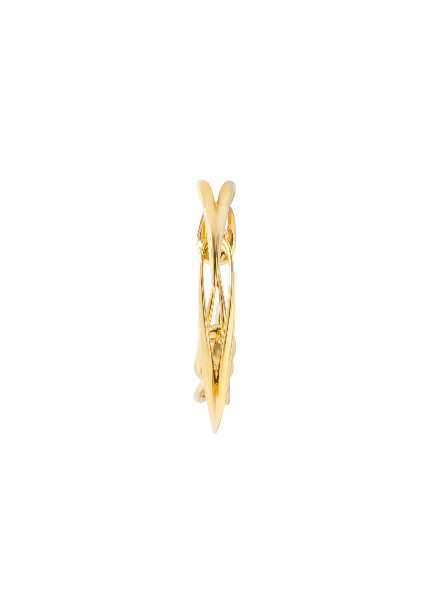 gold thorn earrings