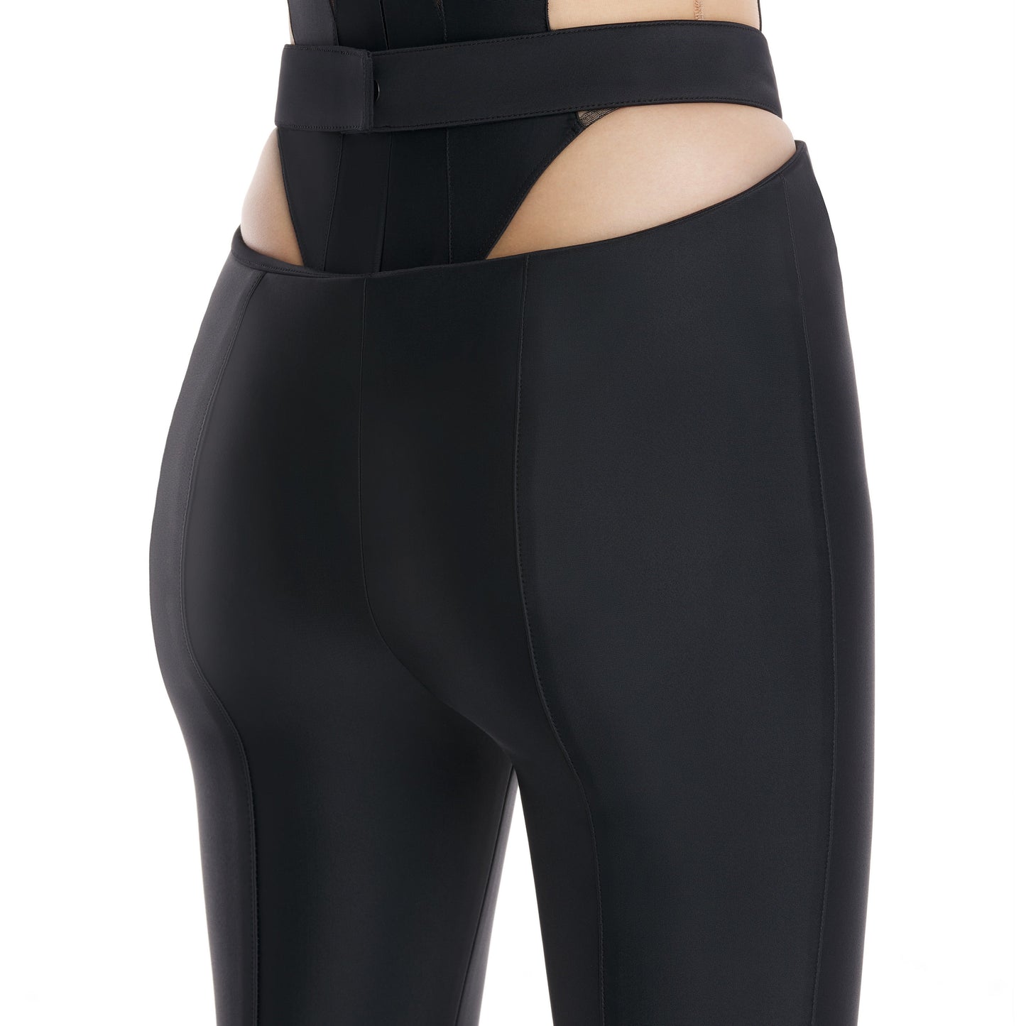 Bonded eco stretch trousers