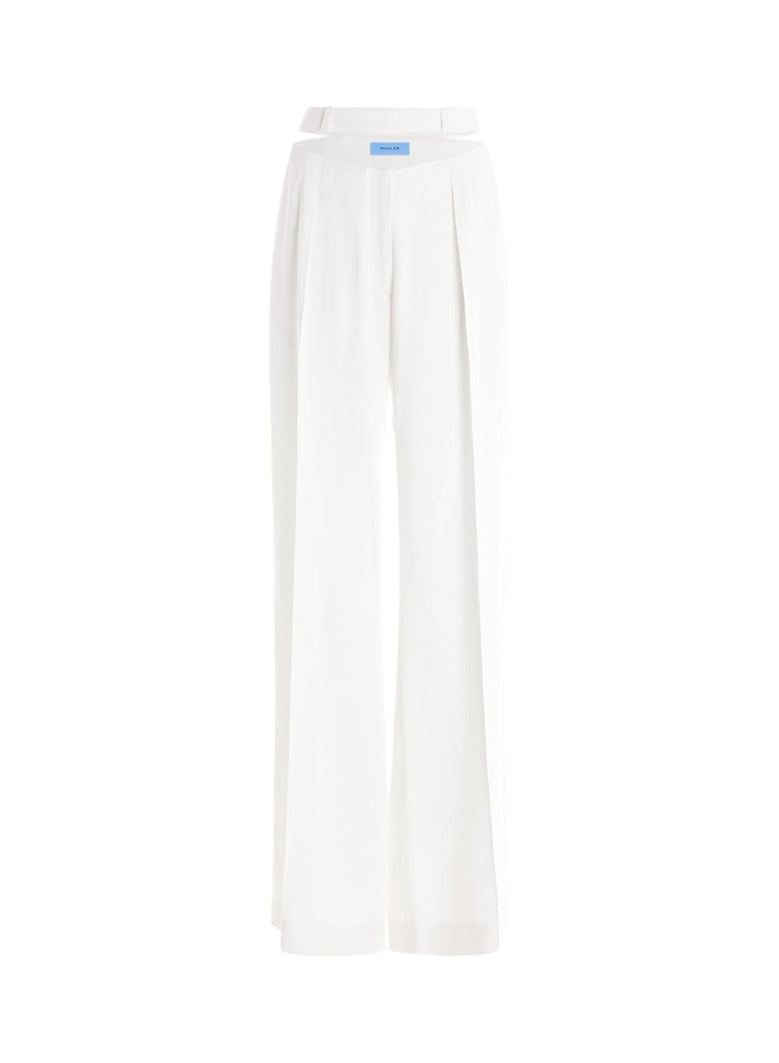 Belted fluid pants Mugler