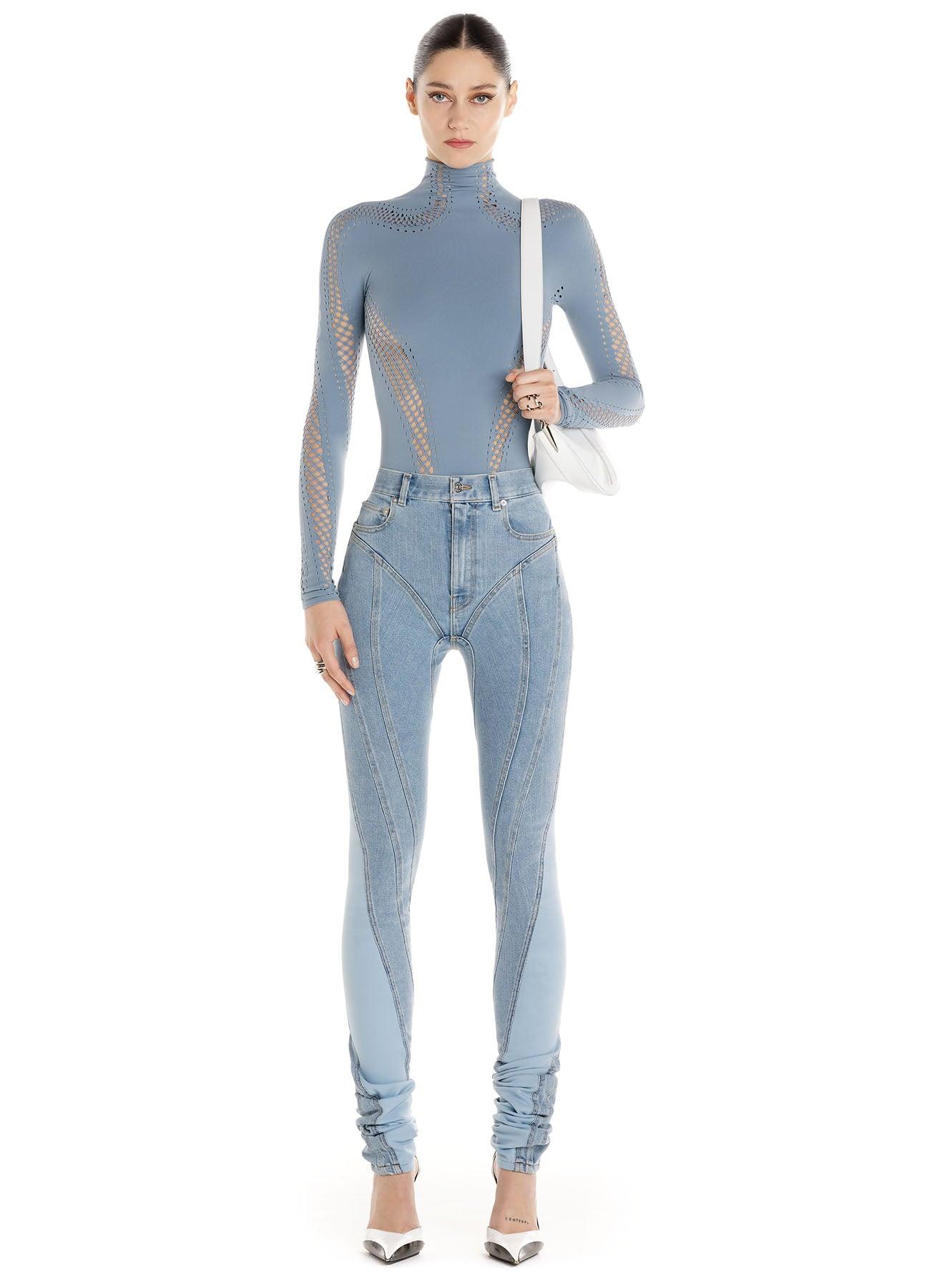 Mugler jeans discount size chart