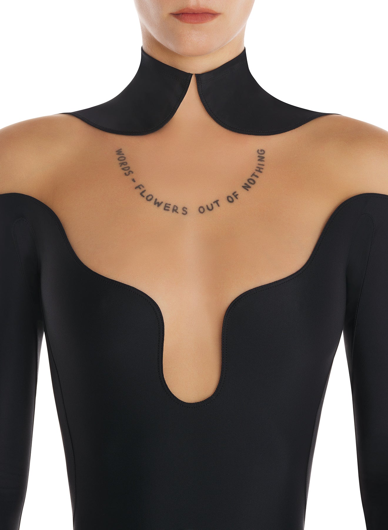 Sexy Set Cumslut Bodysuit Lingerie Feminina Body Splice Mugler See Through Bodys  Mujer Mesh S Night Club Outfit 230307 De Shen8401, $67,42
