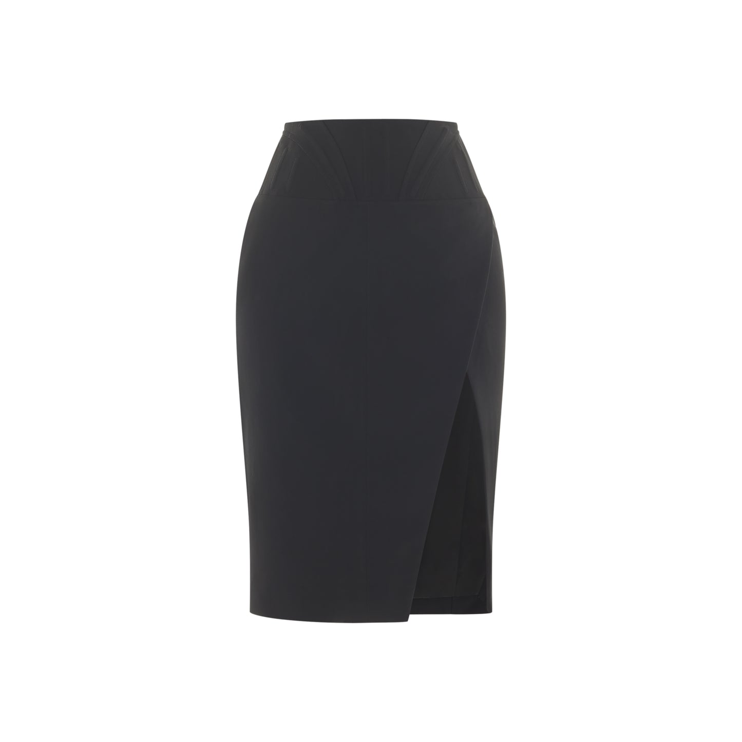 Corseted pencil skirt