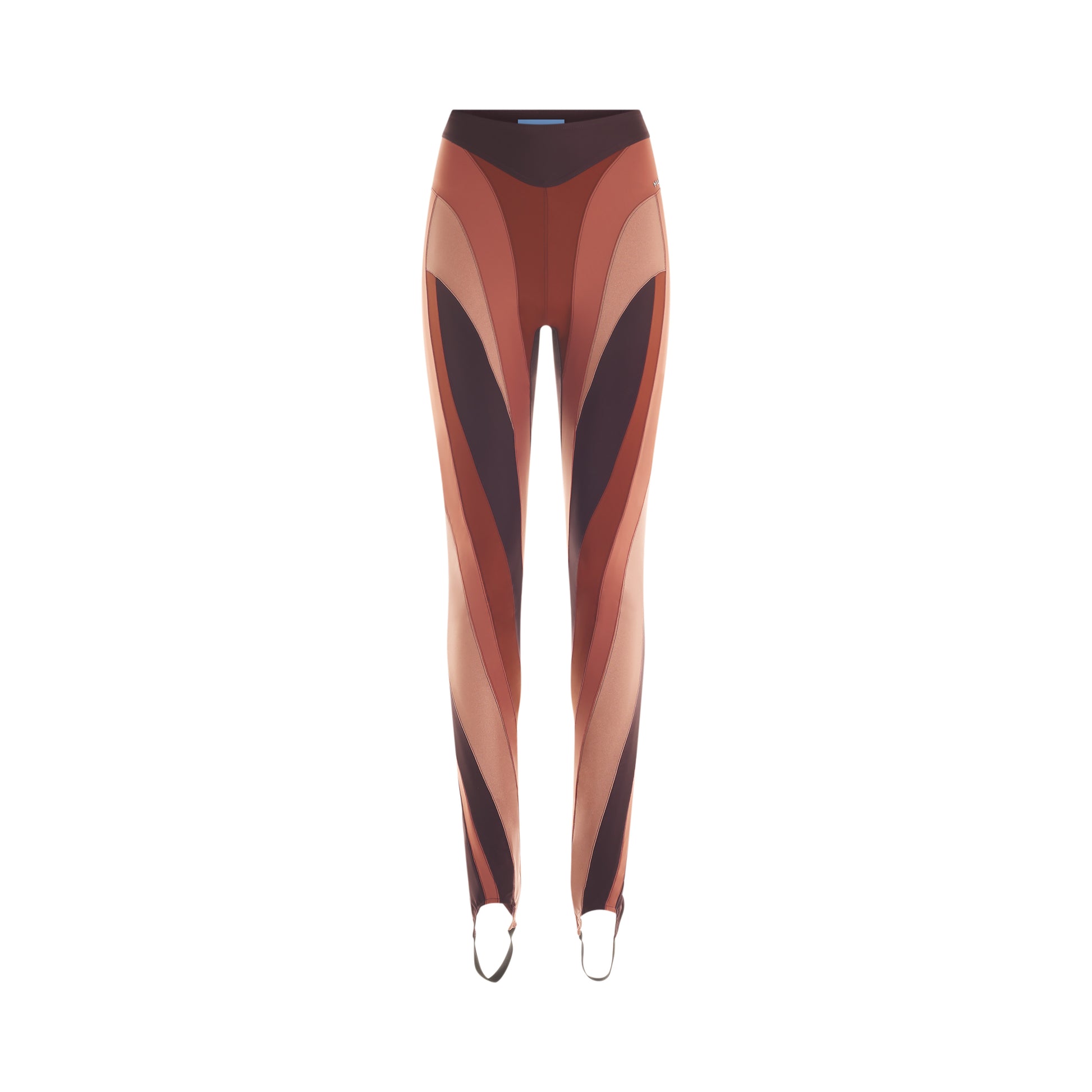 Color opaque spiral leggings  MUGLER Official Website – Mugler