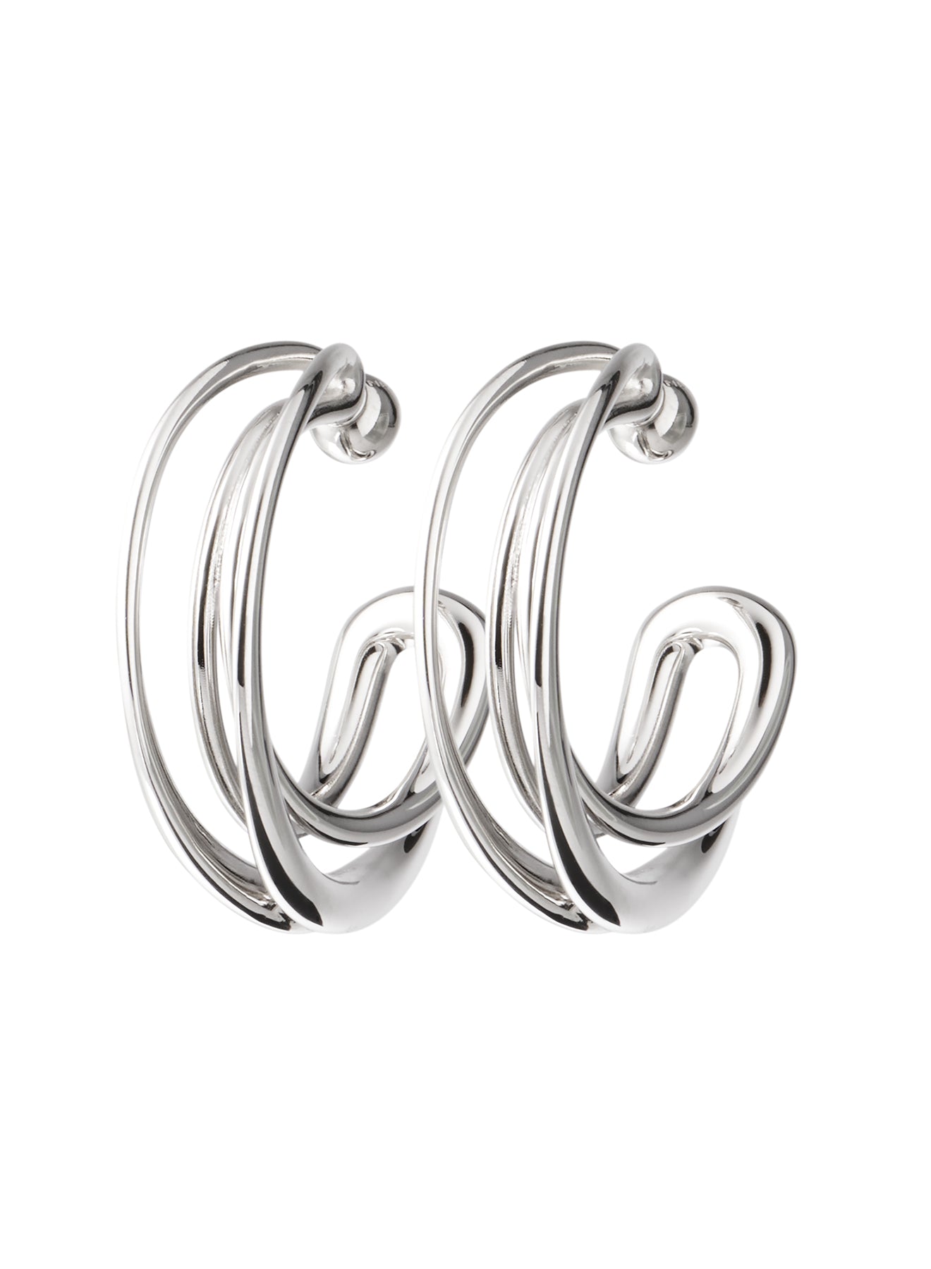 Swirl earrings