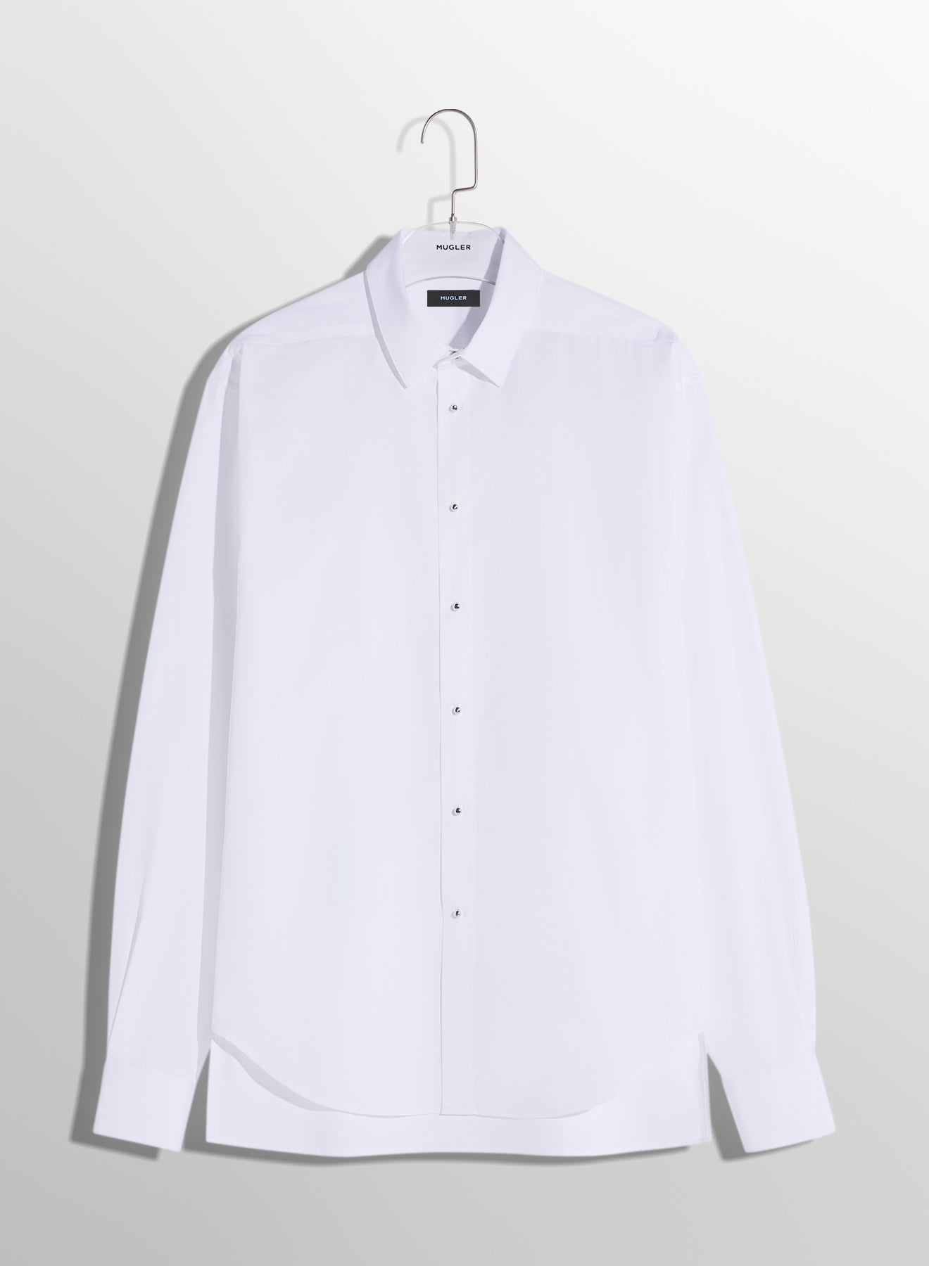 white poplin shirt