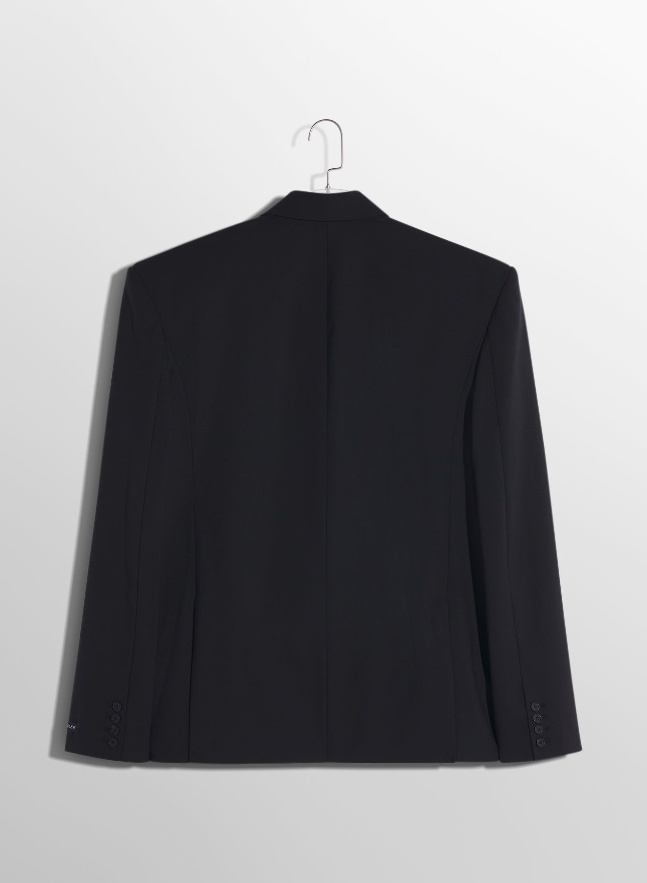 black oversized tailoring jacket