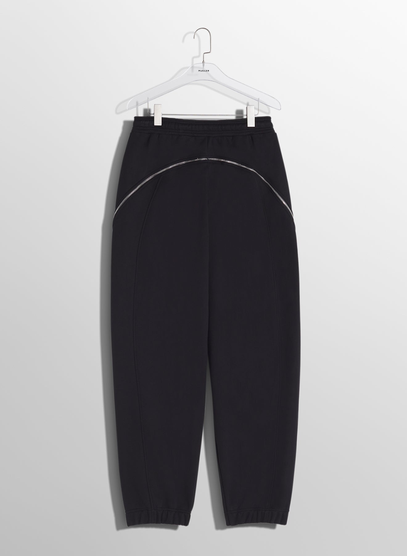 black light fleece zipped track pants