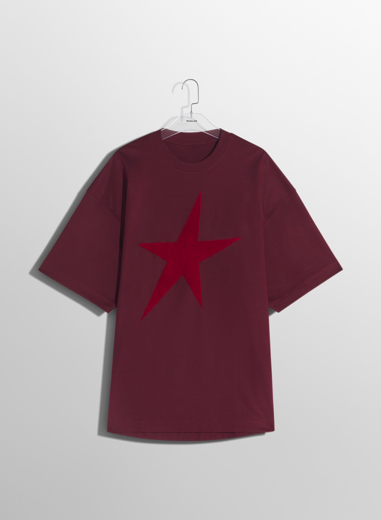 vampire red star velvet T-shirt