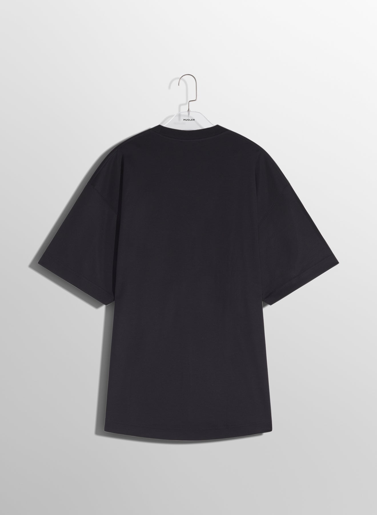 black Mugler star T-shirt