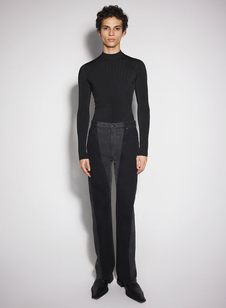 パンツ MUGLER Women Straight Pants 24F1PA0440470 BLACK 24F1PA0440470_1999_11_f575963c