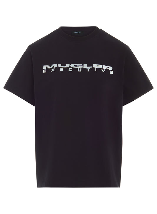 black mugler executive t-shirt