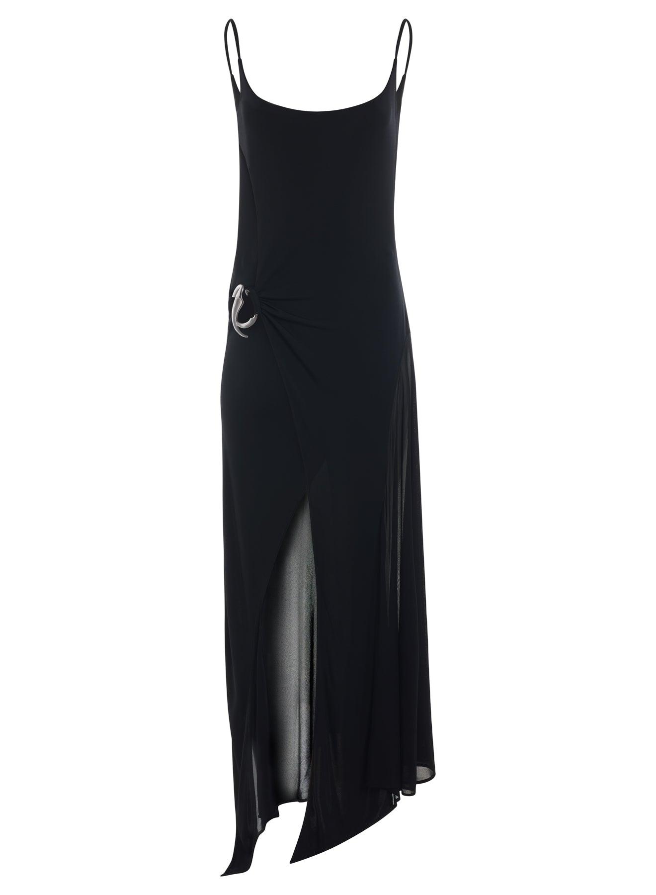 asymmetrical long swim dress - Mugler