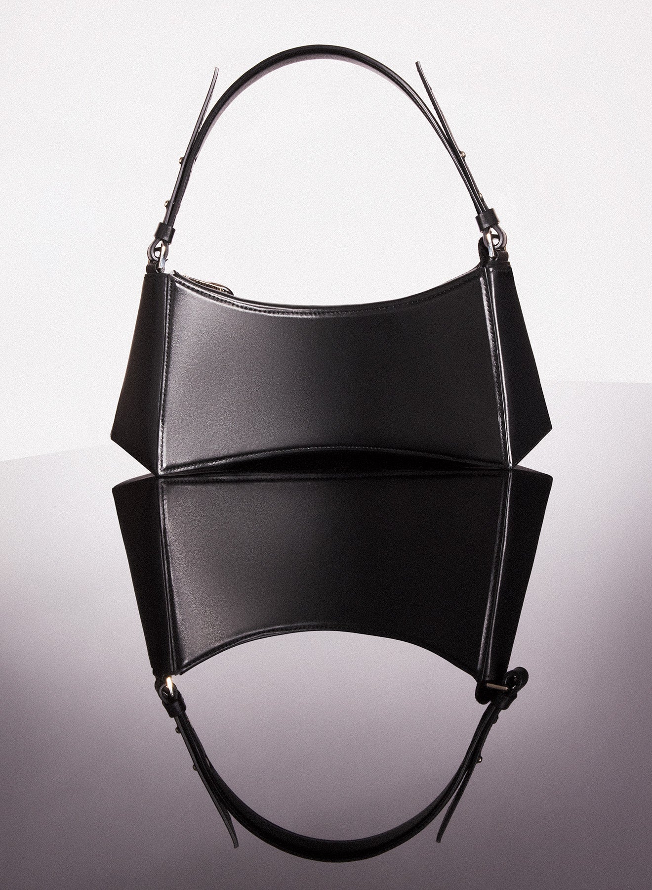 black leather zenith bag