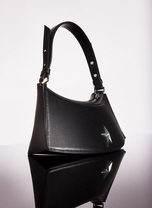 black leather zenith bag