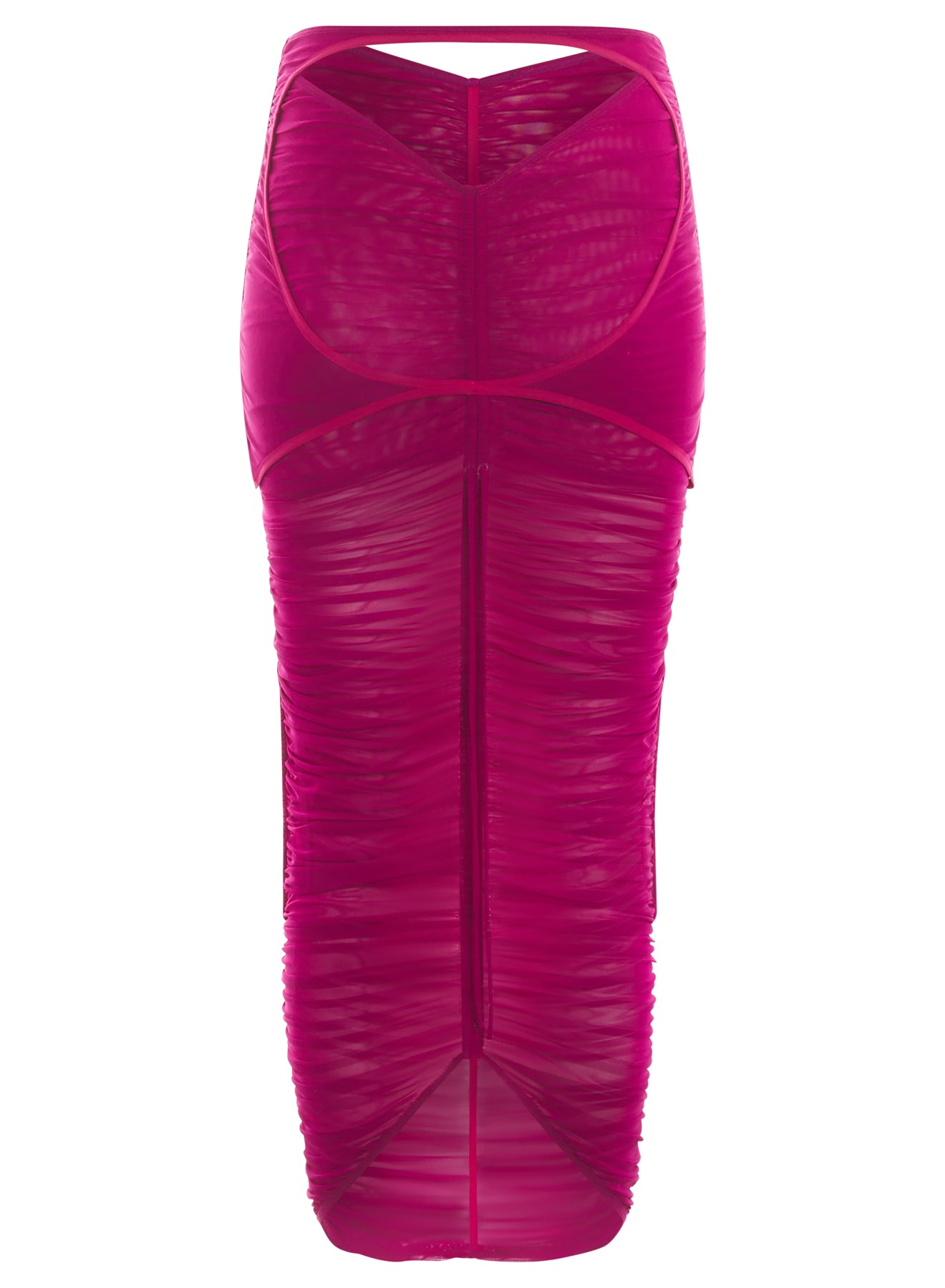 Jupe Crayon Vintage MUGLER - Taille 38 - Multicouleur - Coton/laine - Occasion Très Bon état