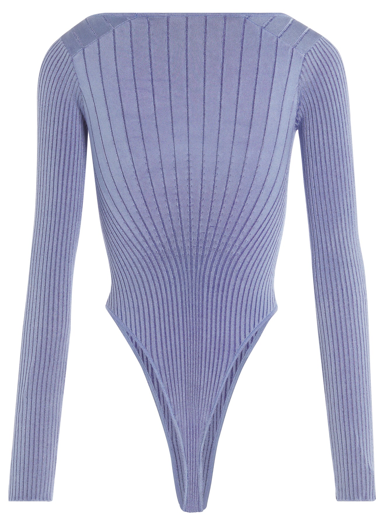 silver blue m knitted bodysuit