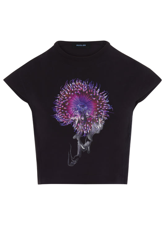 pink anemone cropped t-shirt