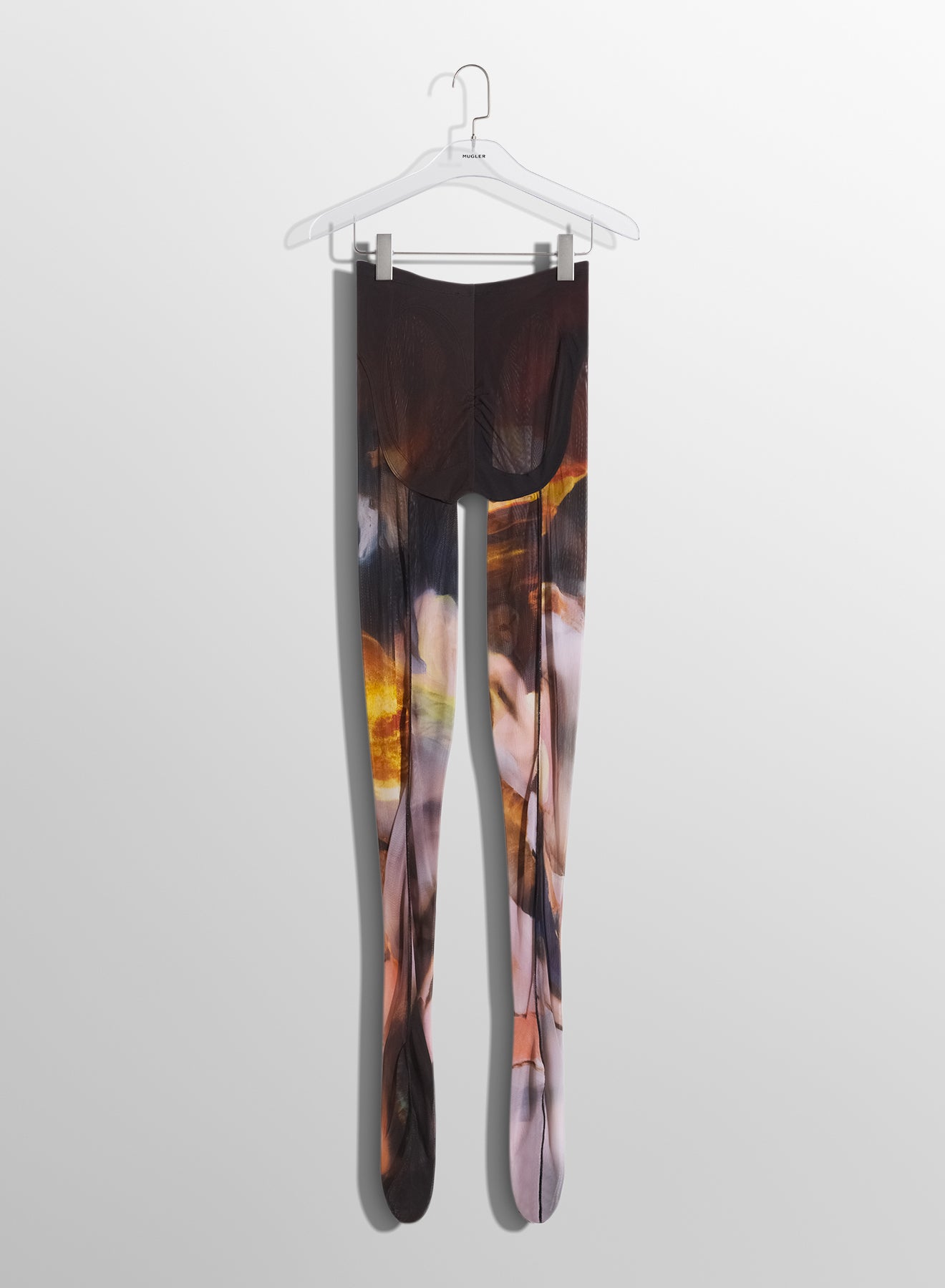 Mugler x Ambera Wellmann Impossession printed tights