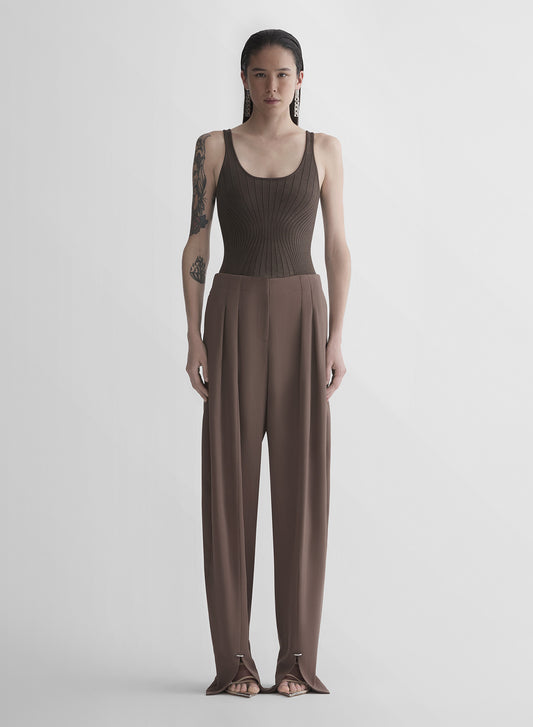 mocha sculpting knit tank top