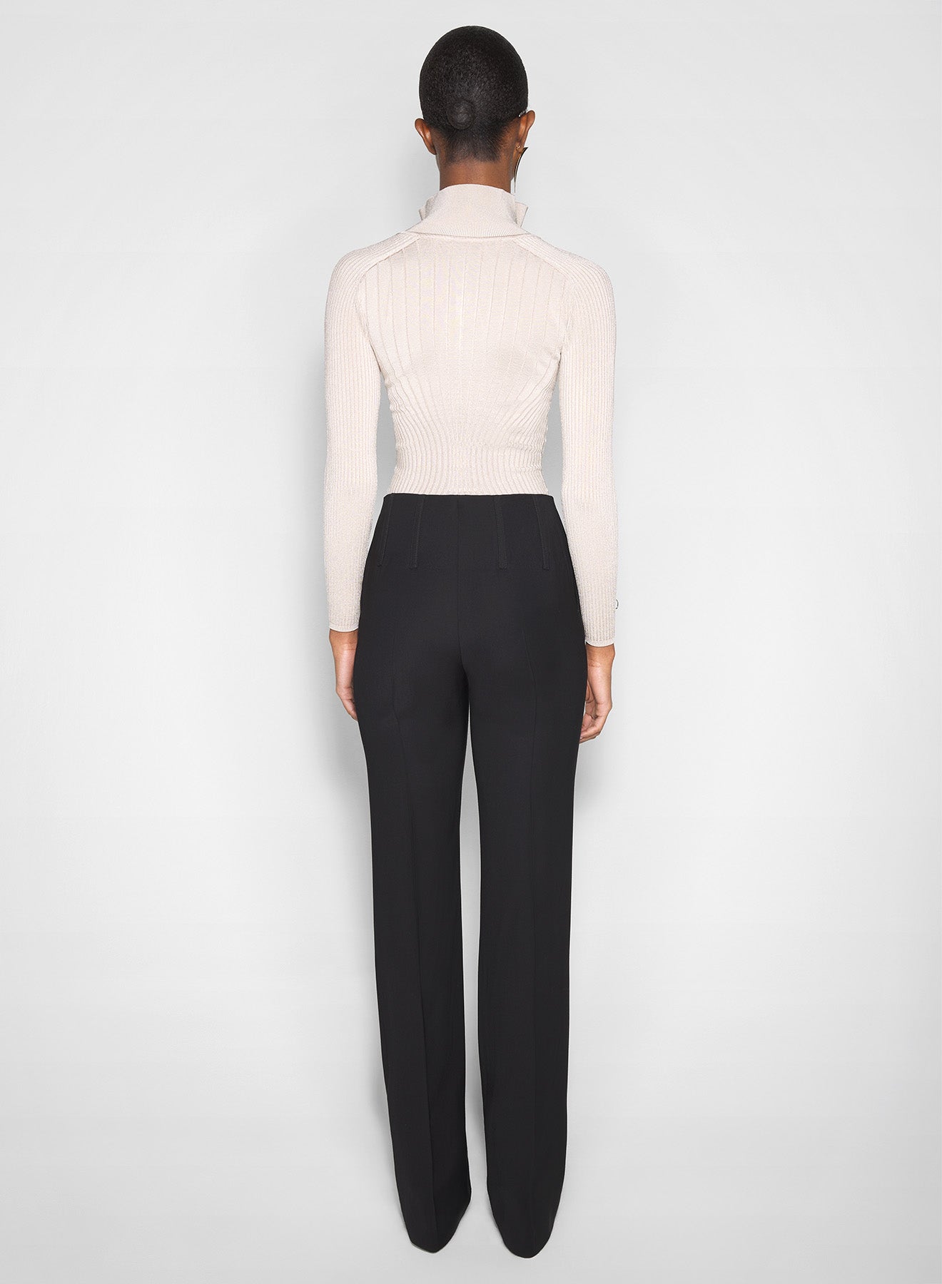 sand hook-and-eye ribbed top