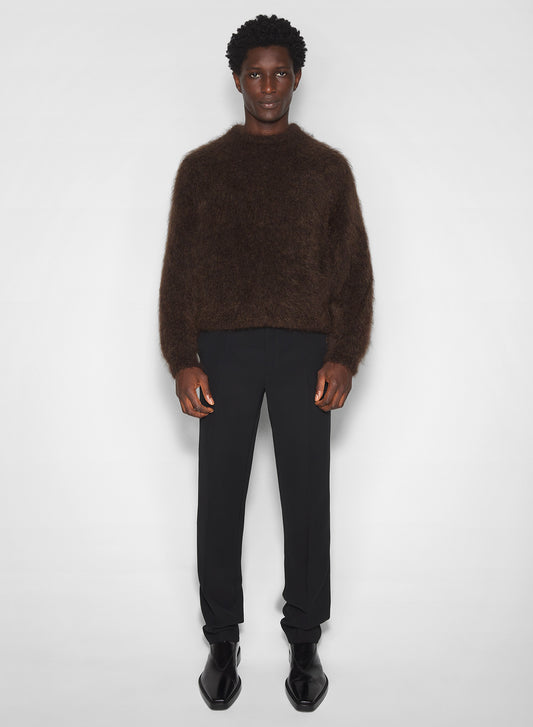 brown mohair sweater