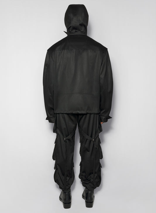 black cargo pants