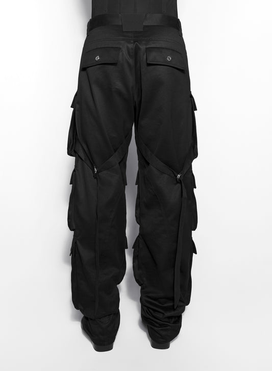 black cargo pants