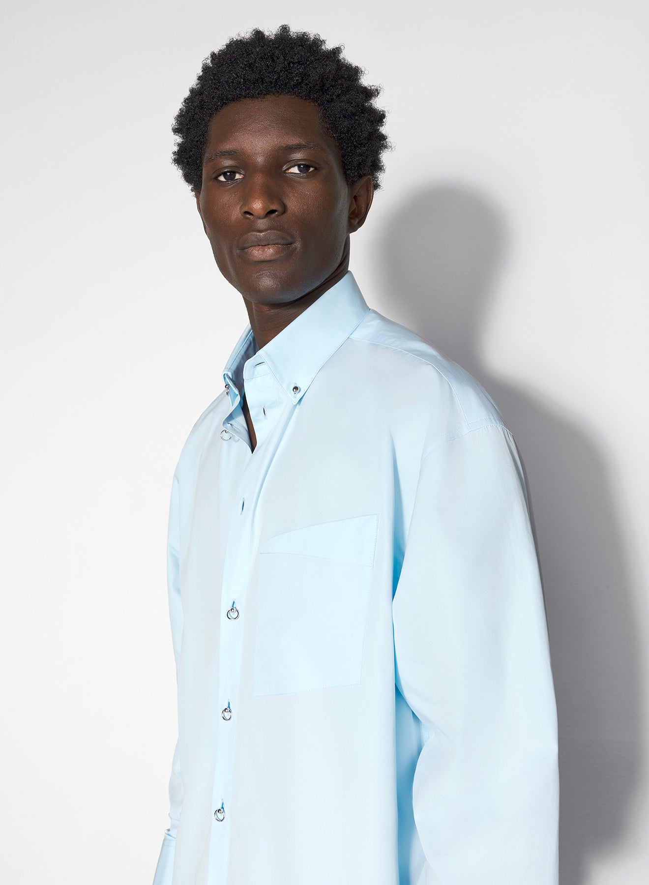 oxford blue poplin shirt