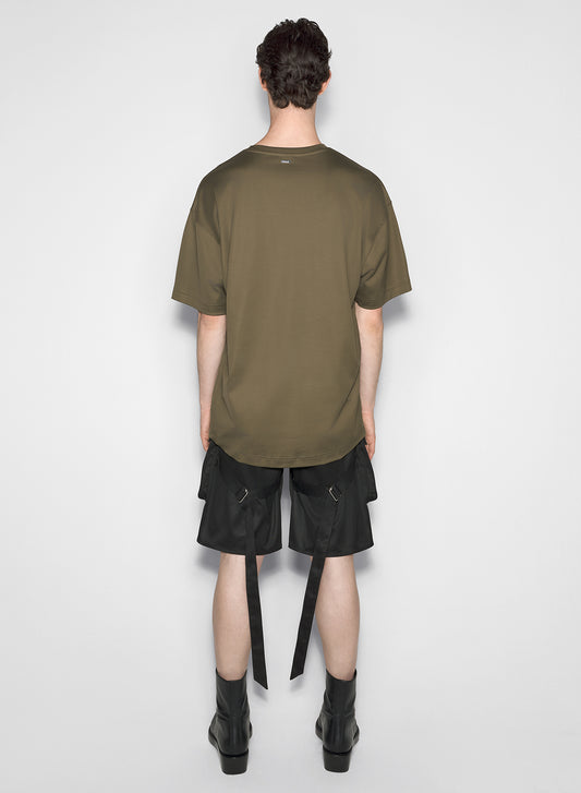 khaki pierced t-shirt