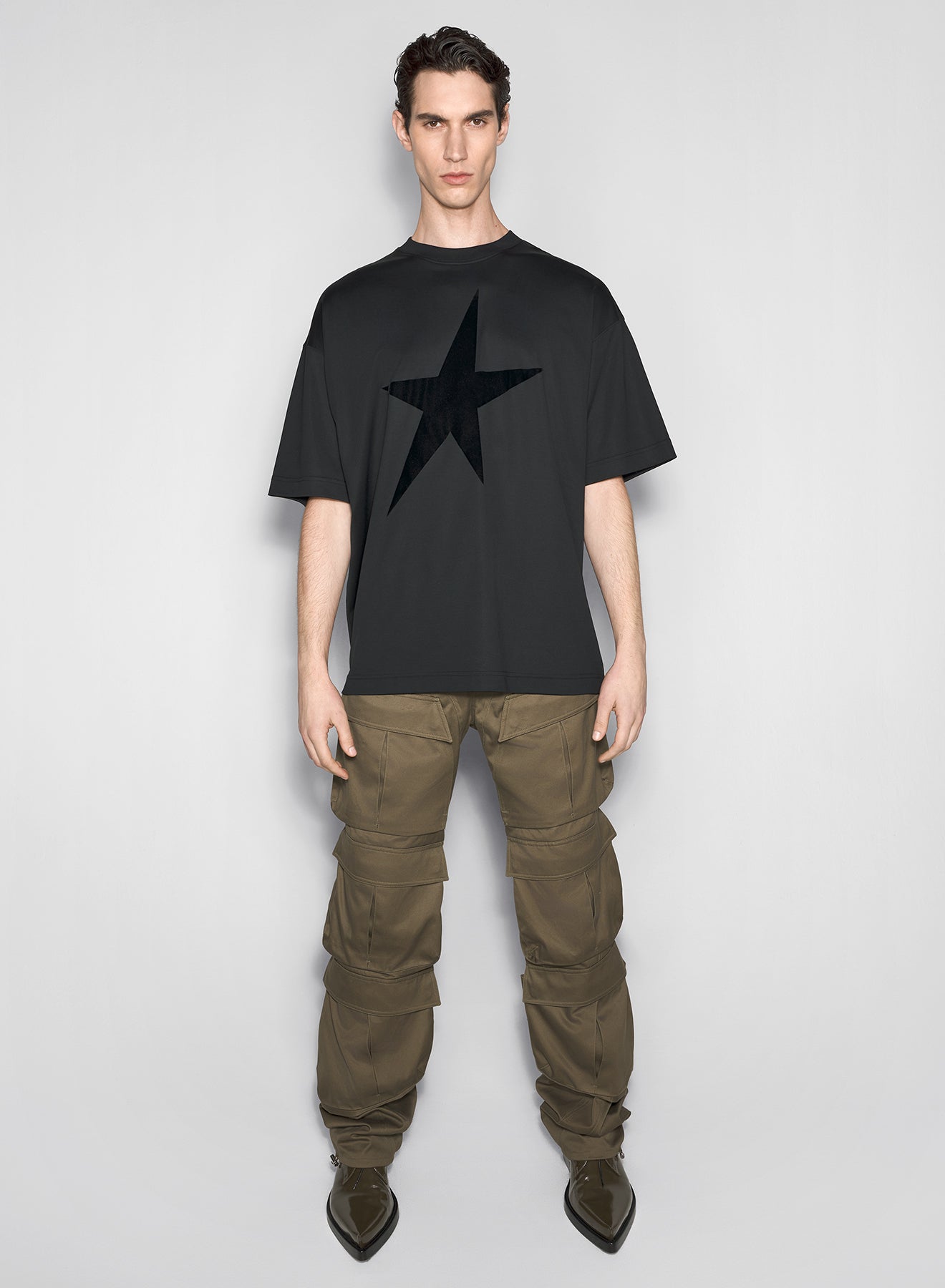 black velvet star t-shirt