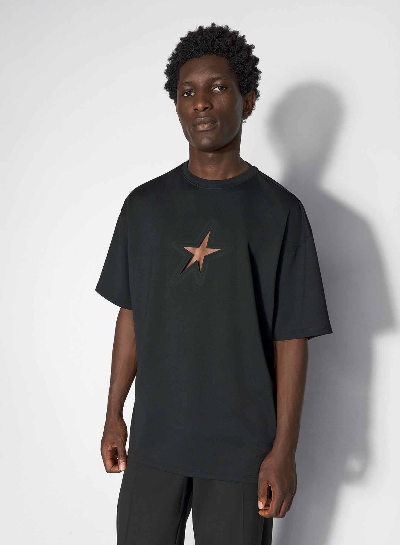 black star oversized t-shirt