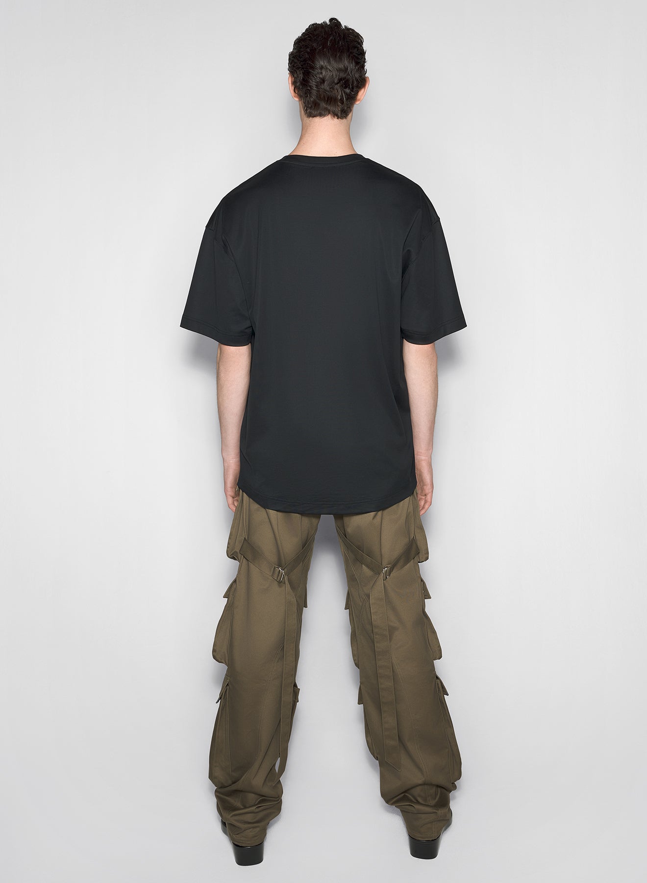 black mugler signature t-shirt