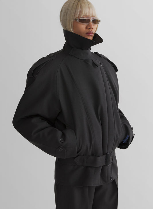 anthracite round jacket