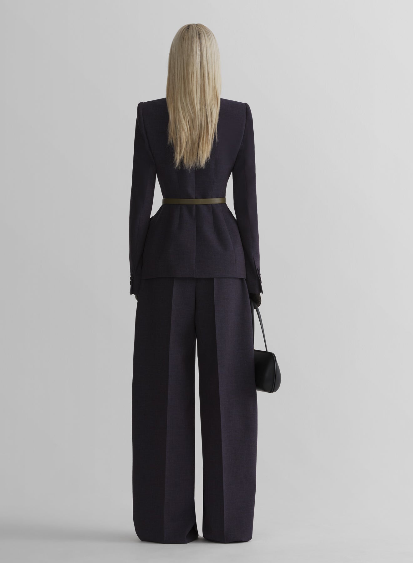 ink wide pleated trousers