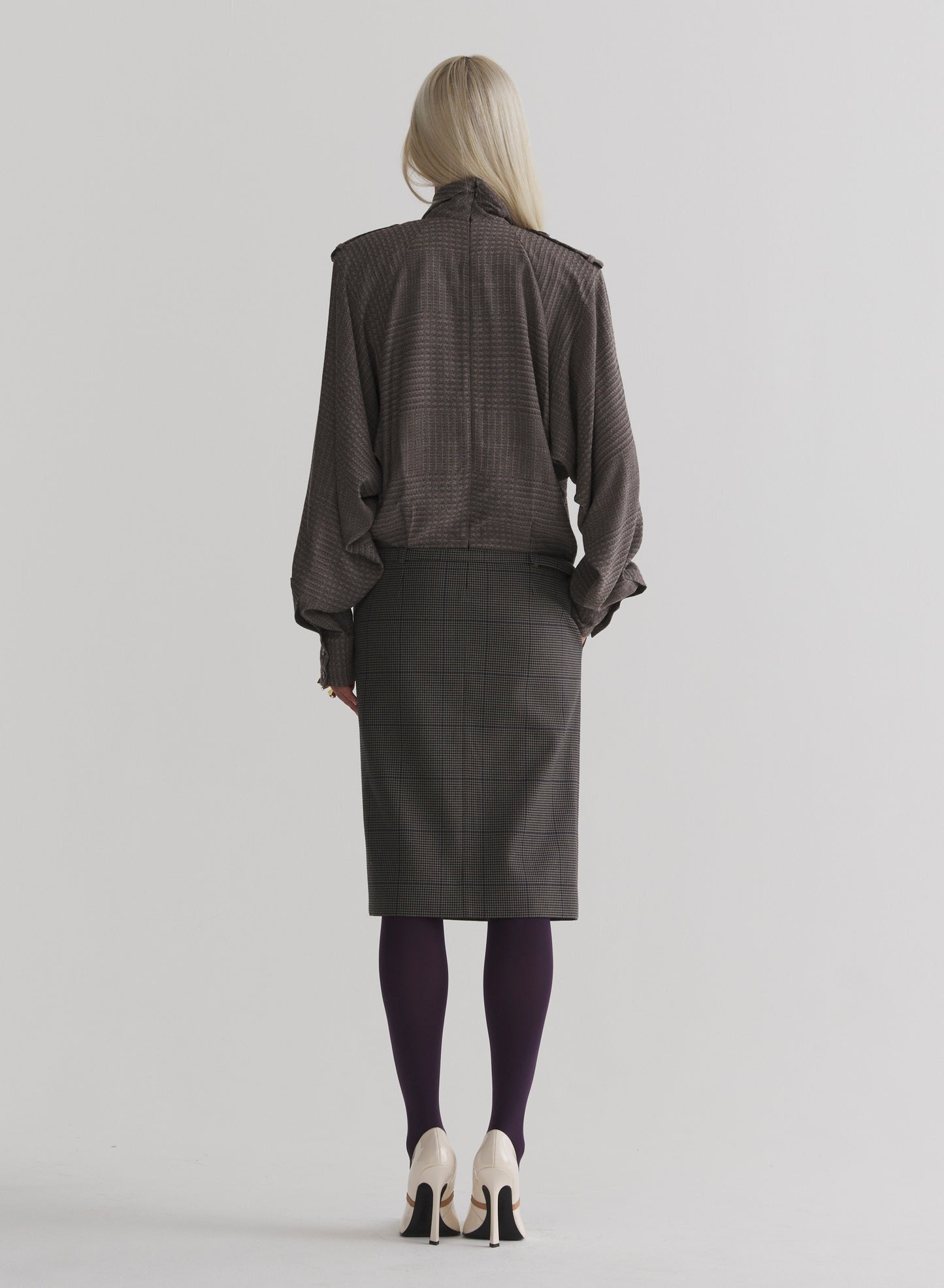 taupe hybrid shirt dress