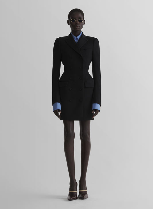 black hourglass dress jacket