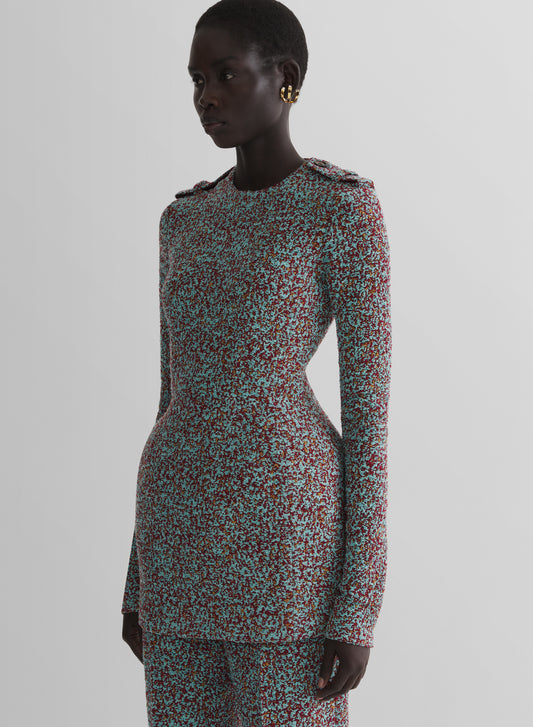 military hourglass mini dress