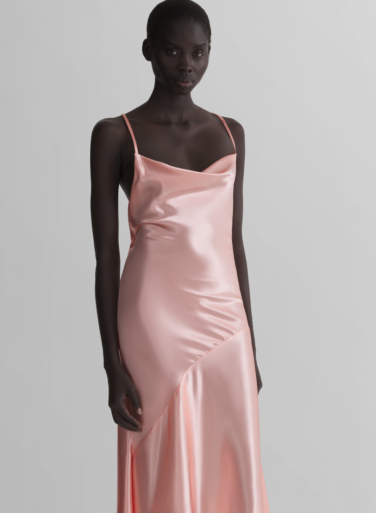 baby pink floating dress