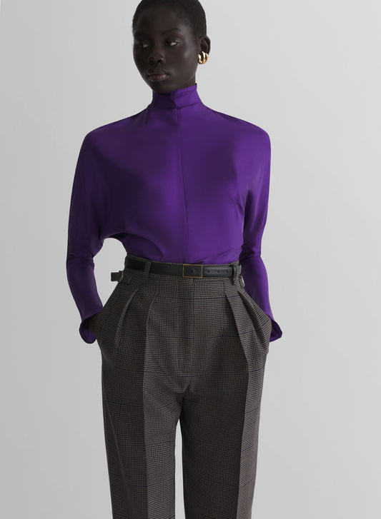 purple bat sleeves top