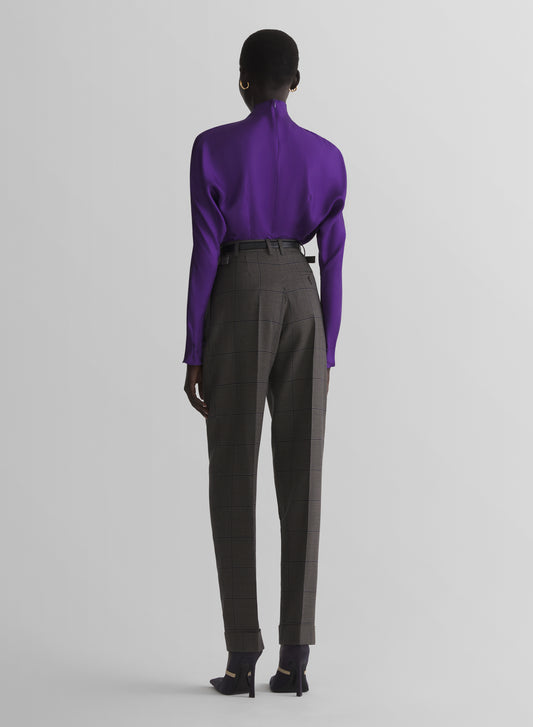 purple bat sleeves top