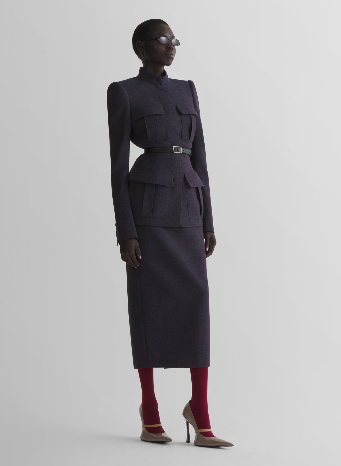 ink pocket fitted jacket
