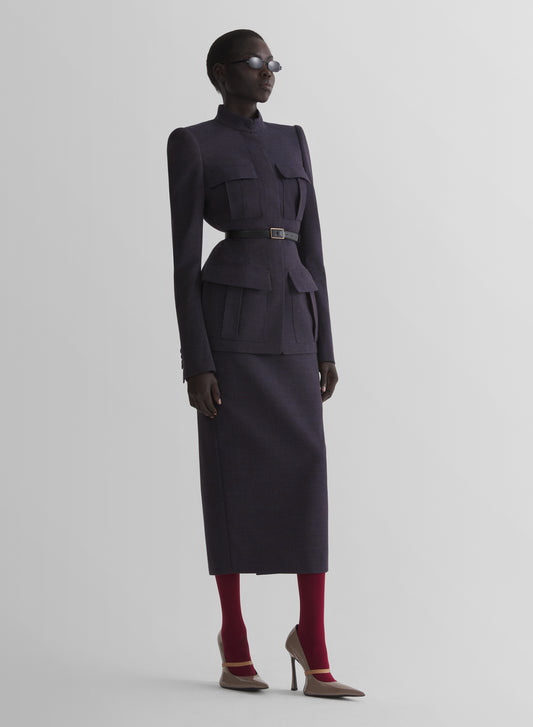 ink pocket fitted jacket
