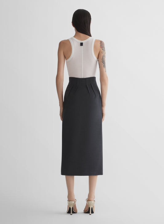 off-white ribbed tank top