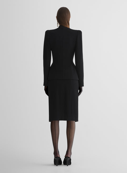 re/edit lingerie black jacket